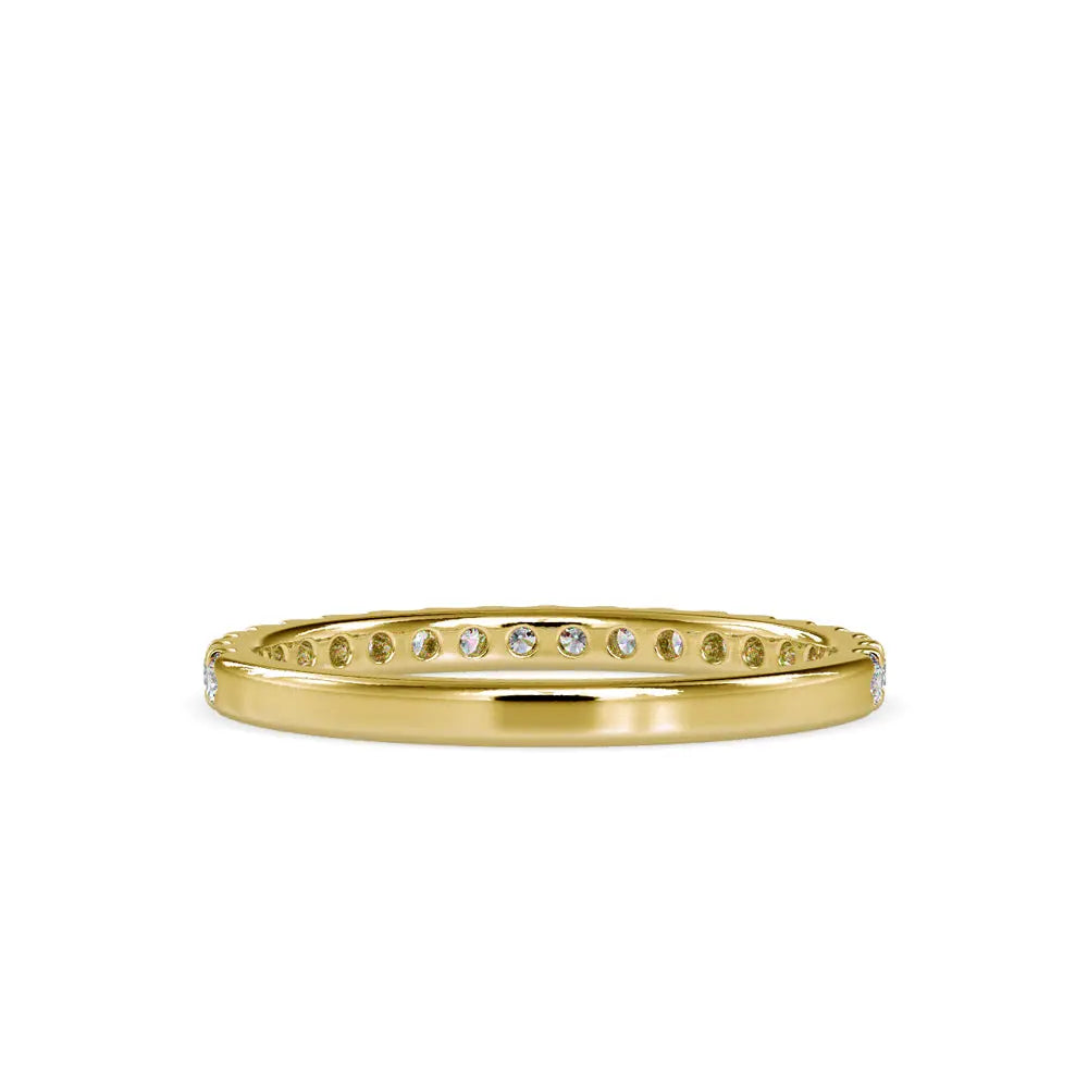 Timeless Brilliance: Semi Eternity Diamond Wedding Band Audiam
