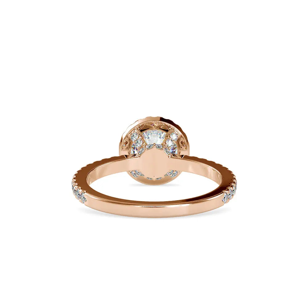 Crowning Glory: Halo Solitaire Diamond Ring Audiam