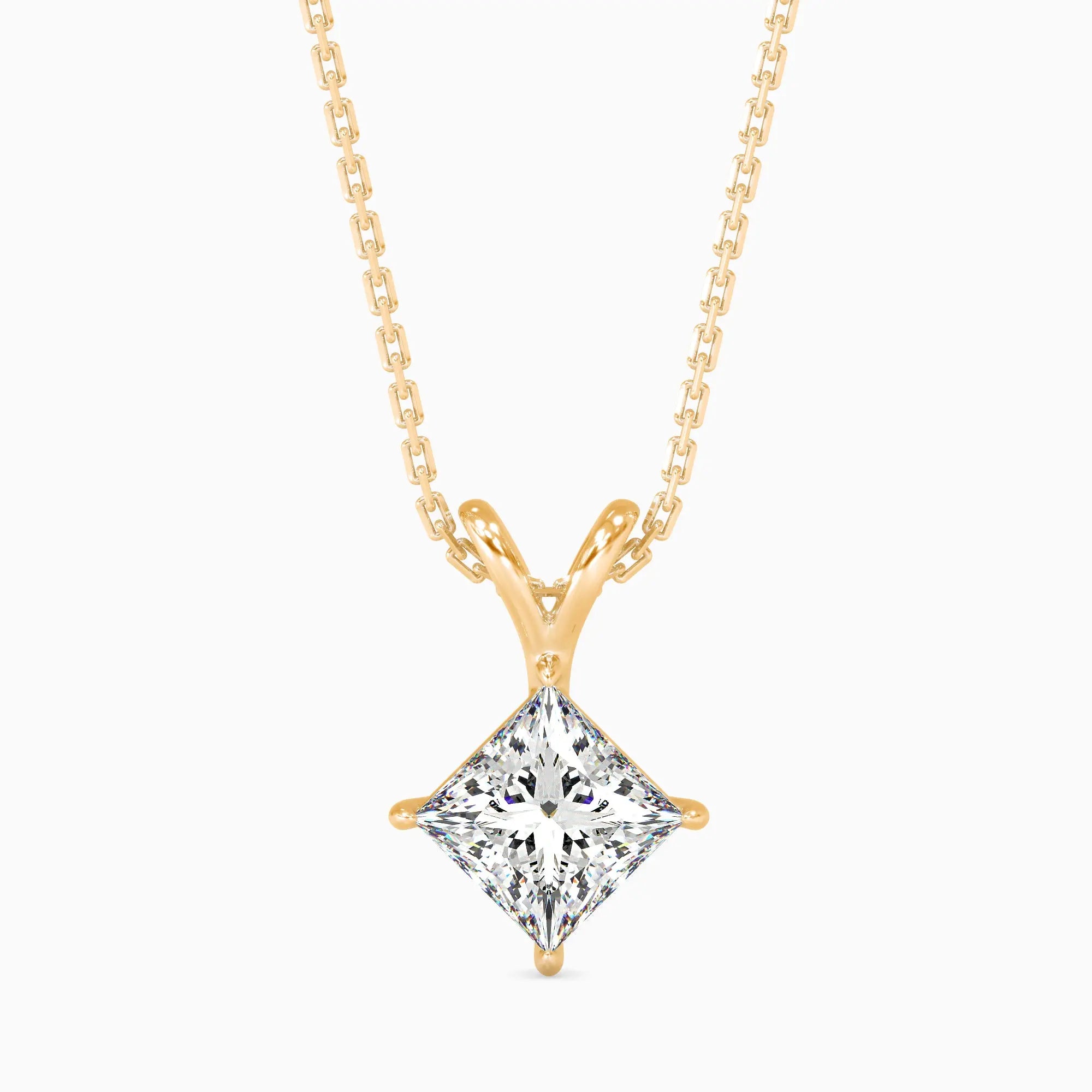 Timeless Princess Cut Pendant: A Modern Classic Audiam