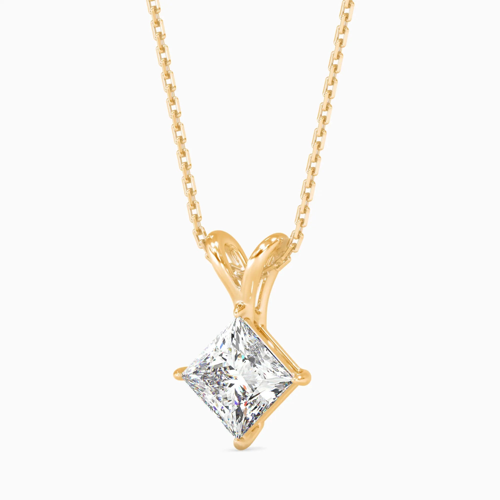 Timeless Princess Cut Pendant: A Modern Classic Audiam