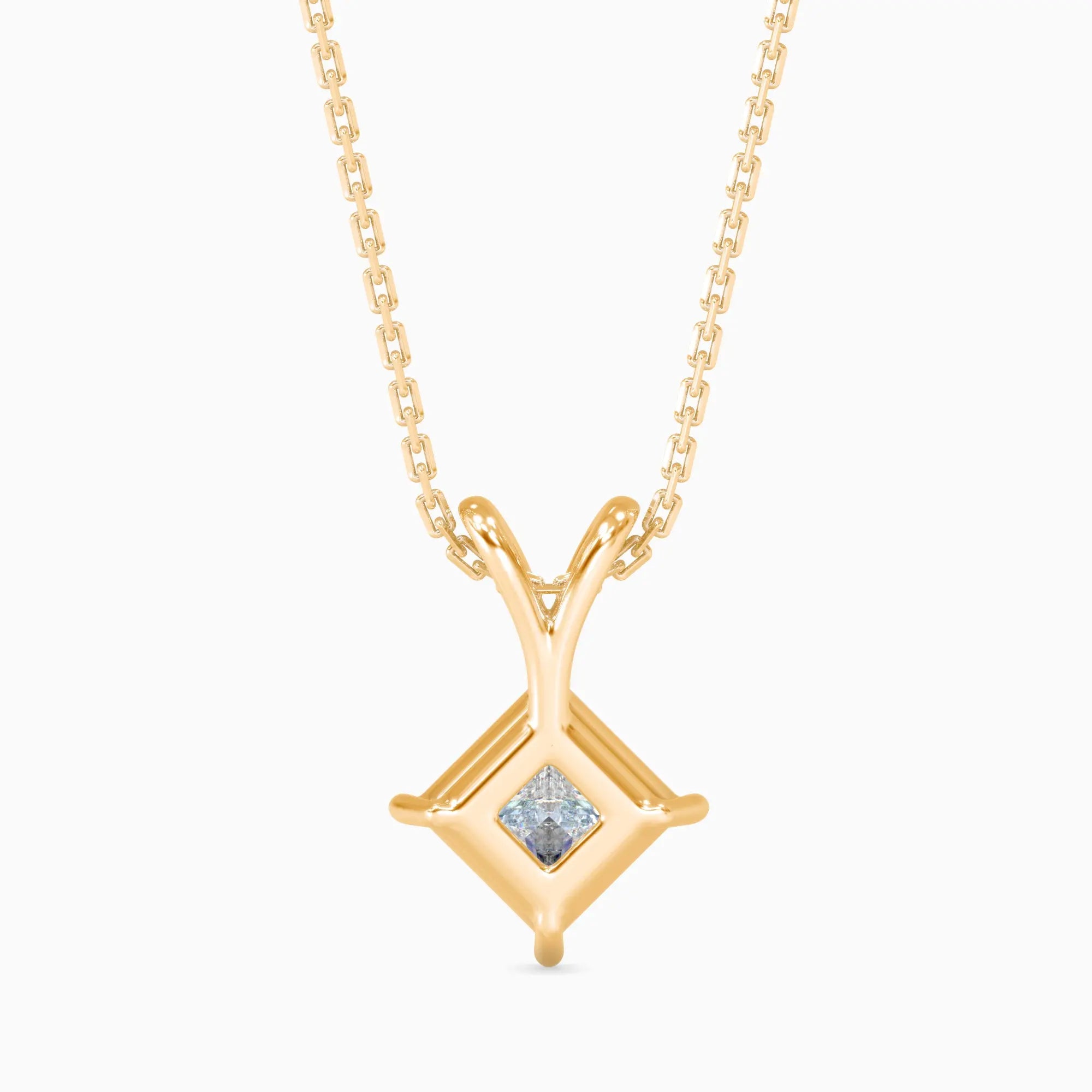 Timeless Princess Cut Pendant: A Modern Classic Audiam